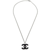 Chanel CC Pendant Necklace Metal