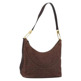 Bvlgari Logomania Shoulder Bag Canvas with Leather