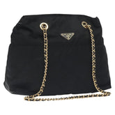 Prada Chain Shoulder Bag Tessuto