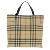Burberry Top Handle Tote Nova Check Canvas