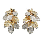 Cartier Grain de Cafe Earring Gold and Platinum