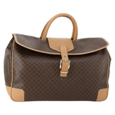 Celine Vintage Duffle Bag Macadam Coated Canvas