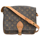 Louis Vuitton Cartouchiere Handbag Monogram Canvas
