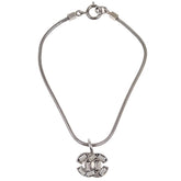 Chanel CC Chain Bracelet Metal with Faux Pearl