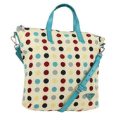 Prada Convertible Tote Printed Tessuto with Saffiano