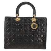 Christian Dior Vintage Lady Dior Bag Cannage Quilt Lambskin