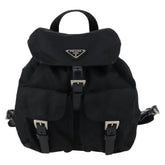 Prada Double Front Pocket Backpack Tessuto