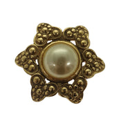 Chanel Baroque CC Brooch Metal
