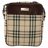 Burberry Zip Messenger Bag Nova check Canvas and Leather