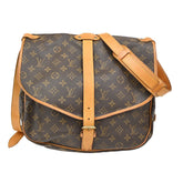 Louis Vuitton Saumur Handbag Monogram Canvas