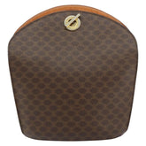 Celine Vintage Macadam Shoulder Bag Canvas