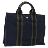 Hermes Fourre Tout Tote Canvas