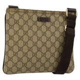 Gucci Flat Messenger Bag GG Canvas