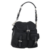 Prada Double Pocket Shoulder Bag Tessuto