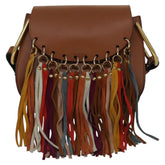 Chloe Multicolor Fringe Hudson Bag Leather