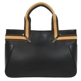 Gucci Web Handbag Leather wih Canvas