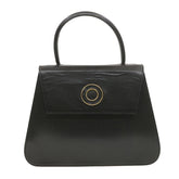 Celine Circle Logo Handbag Leather