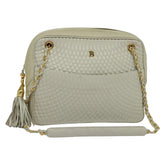 Bally Vintage Chain Shoulder Bag Quilted Leather