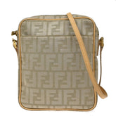 Fendi Logo Zucca Shoulder Bag Zucca