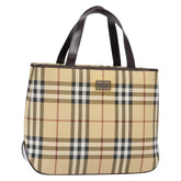 Burberry Vintage Tote Vintage Check Coated Canvas