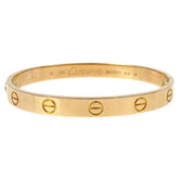 Cartier Love Bracelet Brushed 18K Rose Gold