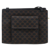Celine Vintage Macadam Shoulder Bag Canvas