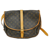 Louis Vuitton Saumur Handbag Monogram Canvas