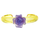 Chanel CC Camellia Cuff Bracelet Resin