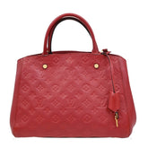 Louis Vuitton Montaigne Handbag Monogram Empreinte Leather