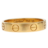 Cartier Love Band Ring 18K Rose Gold