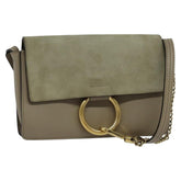 Chloe Faye Crossbody Leather and Suede