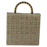 Chanel Chocolate bar tote Leather