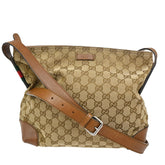 Gucci Web Loop Shoulder Bag GG Canvas
