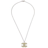 Chanel CC Pendant Necklace Metal
