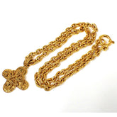 Chanel Vintage Triple CC Chain Necklace Metal
