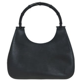 Gucci Vintage Bamboo Handle Bag Leather