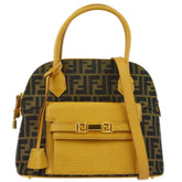 Fendi Convertible Dome Bag Zucca Canvas
