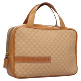 Celine Vintage Macadam Handbag Canvas and Leather