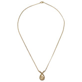 Christian Dior CD Logo necklace Metal