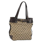 Gucci Belted Bucket Tote GG Canvas with Leather