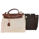 Hermes Herbag Toile and Leather