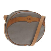 Christian Dior CD Shoulder bag Canvas and Leather