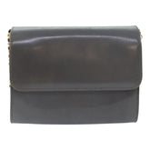 Salvatore Ferragamo Vintage Flap Chain Shoulder Bag Leather