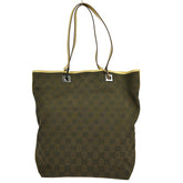 Gucci Vintage Bucket Shopping Tote GG Canvas