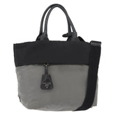 Prada Convertible Double Tote Tessuto