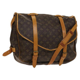 Louis Vuitton Saumur Handbag Monogram Canvas