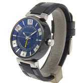 Louis Vuitton Tambour GMT Automatic Watch Stainless Steel