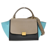 Celine Tricolor Trapeze Bag Leather