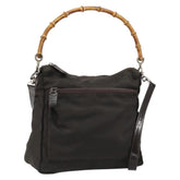 Gucci Vintage Bamboo Handle Bag Nylon