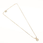 Christian Dior CD Pendant Necklace Gold-plated